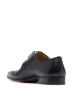 Magnanni Negro Leather Oxford Shoes - Farfetch Classic Lace-up Shoes With Textured Sole And Almond Toe, Classic Oxfords For Office With Stitched Sole, Classic Office Oxfords With Stitched Sole, Black Square Toe Oxfords For Business, Formal Lace-up Shoes With Rubber Sole And Plain Toe, Timeless Cap Toe Lace-up Shoes In Calf Leather, Timeless Calf Leather Cap Toe Lace-up Shoes, Timeless Calf Leather Lace-up Cap Toe Shoes, Timeless Cap Toe Calf Leather Lace-up Shoes