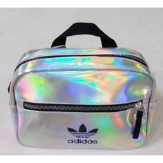 Adidas Originals Mini Airliner Backpack Silver Metallic Iridescent New Clear Backpack, Adidas Backpack, Camo Backpack, Adidas Bags, Adidas Originals Women, Pink Backpack, Pink Adidas, Blue Adidas, Black Backpack