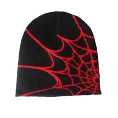 PRICES MAY VARY. Acrylic,Wool Imported Hand Wash Only Y2k Beanie, Gothic Spider, Spider Pattern, Women Beanie, Chapeau Cowboy, Festival Camping, Punk Vintage, Mens Beanie, Women's Beanie