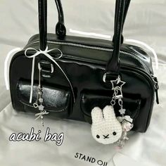 #aesthetic #coquette #acubi #bag  acubi bag🌷🎀 Trinket Bag Aesthetic, Aesthetic Bags Handbags, Bag Charms Aesthetic, Acubi Core, Acubi Outfits, Acubi Aesthetic, Japan Bag, My Style Bags