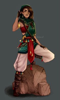 Dnd Monk Female, Rogue Dnd Outfit, Rouge Outfits Dnd, Rogue Clothes, Dnd Desert Character, Dnd Rogue Outfit, Desert Outfit Fantasy, Dnd Outfits Inspiration, Phantom Rogue