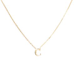 Simple, classic, gold. Everyone needs an initial necklace! This classic style pairs well with just about anything. Wear it by itself or layer it with other styles to really elevate & personalize your look. Made with 925 recycled sterling silver and plated with fine 14k gold for a brilliant shine and luxurious feel. We finish all of our sterling silver jewelry with a specialized coating to help prevent tarnishing and add longevity to your favorite piece. Our chains measure 16" with a 3" extender Classic Sterling Silver Initial Necklace With Delicate Chain, Classic Yellow Gold Name Necklace For Everyday, Classic Everyday Yellow Gold Name Necklace, Classic Gold Name Necklace For Everyday, Classic Gold Initial Necklace With Delicate Chain, Gold Classic Initial Necklace With Delicate Chain, Classic Yellow Gold Initial Necklace, Tarnish Resistant, Classic Yellow Gold Initial Necklace, Classic Yellow Gold Initial Necklace Tarnish Resistant