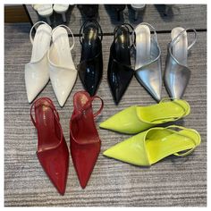 Shipping: Worldwide Express Shipping AvailableDelivery time: 🚚7-15Days Fast ShippingReturns: Fast refund,💯100% Money Back Guarantee. High Heel Shoes Elegant, Lime Green Shoes, Designer High Heels, Slingback Sandals, 2023 Fashion, Sandals Women, Fashion Spring, Slingback Sandal, High Heel Sandals