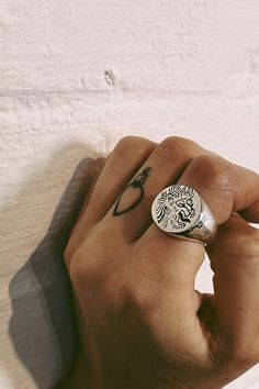 From the Rat Betty Zodiac Ring Collection Rat Betty, Libra Signet Ring, Leo Ring Zodiac Signs, Pisces Ring Gold, Silver Zodiac Sign Rings For Gift, Gold Zodiac Sign Ring, Leo Ring