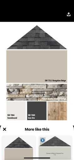 an image of some different types of stone and wood in the same color palettes