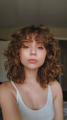 hair hairstyles,hair styles for long hair,hair cut,hair beauty,hair styles for medium hair,hair and skin and nails,hair hairstyling,hair length,hair straightener,hair drawing,hair cuts,hair colors #HairstyleTrends #HairTransformation #CurlyHairRoutine #BraidedHairstyles #HairColorInspiration #HairCareTips #ShortHairStyles #BalayageHair #WeddingHairstyles #HairAccessories #NaturalHair #HealthyHair #LongHairDontCare #MensHair #HairGoals #EasyHairstyles #HairGrowth #UpdoHairstyles #BlondeHair #HairProducts Short Type 2 Curly Hair, Haircuts For Fine Curly Hair Round Faces, Curly Layer Haircut, Curly Bangs Oval Face, Medium Length Wavy Haircut With Bangs, Shoulder Length Curly Hair Side Part, 2c Curls With Bangs, Short Curly Haircuts Fine Hair, Shoulder Length Wavy Curly Hair