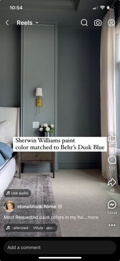 Charcoal Sherwin Williams Paint, Wall Ideas, Wall