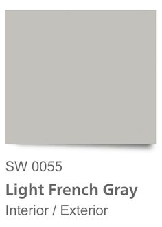 the light french gray color is shown in this image