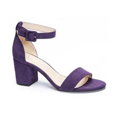 Purple Dress Shoes, Purple Heels, Block Sandals, Ankle Strap Sandals Heels, Evening Sandals, Purple Shoes, Strap Sandals Women, Classic Heels