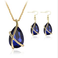 Season:All Seasons; Gender:Women's; Gemstone:Sapphire,Crystal,Synthetic Emerald; What's in the box:Necklace,Earrings,Earrings; Tips:Necklace Long:40cm5cm,Earring long:4.2cm; Theme:Teardrop; Shape:Teardrop; Style:Party,Ladies; Necklace Length:16 to 17.75 Inches; Jewelry Type:Drop Earrings,Pendant Necklace,Jewelry Set; Occasion:Special Occasion,Gift,Anniversary,Daily,Wedding,Masquerade,Prom,Engagement Party,Party; Material:Crystal,Alloy,Gemstone  Crystal,Rose Gold Plated,Rose Gold Plated; Color:Green,Gray; Design:Pear Cut,Solitaire; Brand:Lucky Doll; Features:Cute; Front page:Jewelry; Product Dimensions:0.0000.0000.000; Shipping Weight:0.030; Package Dimensions:0.0000.0000.000; Net Weight:0.021; Listing Date:03/10/2016; Package type:Plastic bag; Base Categories:Apparel  Accessories,Jewelry,J Wedding Masquerade, Masquerade Prom, Earring Long, Party Ladies, Ladies Necklace, Box Necklace, Women's Jewelry Sets, Wedding Party Jewelry, Earrings Pendant