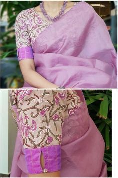 Cotton Saree Sleeve Design, Normal Cotton Blouse Designs, Cotton Blouse Hand Designs Latest Simple, Silk Saree Blouse Hand Designs, Cotton Saree Blouse Pattern, Crape Blouse Designs Latest, Blouse Designs For Border Blouse, Blouse Designs For Daily Wear Sarees, Cottan Blause Desine Latest