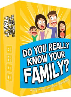 Do You Really Know Your Family? a Fun Family Game Filled with Conversation Starters and Challenges - Great for Kids, Teens and Adults Family Conversation Starters, Family Games For Kids, Family Card Games, What Do You Meme, Fun Card Games, Card Games For Kids, Family Party Games, Family Boards, Family Board