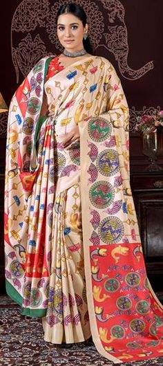 Multicolor color Saree in Pashmina fabric with Digital Print work Multicolor Printed Blouse Piece For Wedding, Multicolor Printed Wedding Dupatta, Art Silk Fabric In Multicolor Traditional Drape, Multicolor Art Silk Fabric In Traditional Drape, Multicolor Digital Print Traditional Wear For Eid, Multicolor Art Silk Blouse Piece With Digital Print, Multicolor Silk Fabric With Motifs, Multicolor Printed Art Silk Blouse Piece, Traditional Pink Printed Saree