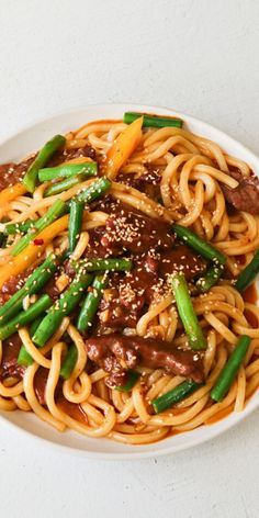 beef udon noodles in a bowl Beef Udon Noodles, Beef Udon Stir Fry, Beef Udon, Udon Stir Fry, Chicken Bulgogi, Beef Noodle Stir Fry, Asian Coleslaw, Braised Kale, Bulgogi Recipe