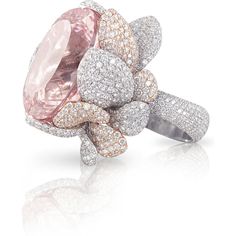 Pasquale Bruni - Vento Atelier Ring in 18k White and Rose Gold with Mo – Robinson's Jewelers Italian Jewelry Designers, Ruby And Diamond Necklace, Pasquale Bruni, Morganite Diamond, Ballet Pink, Fine Jewelry Gift, Morganite, Estate Jewelry, Precious Stones