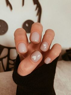 Nail Art Designs For Winter, Do It Yourself Nails, Subtle Nails, Minimal Nails, Neutral Nails, Minimalist Nails, Manicure Y Pedicure, Short Acrylic Nails, Nail Manicure