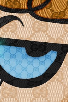 a close up of a pair of sunglasses with an embellishment on the side