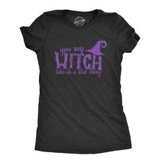 Happy Halloween To All My Bad Witches! Witch Gift, Sarcastic Shirts, Bachelorette Shirts, Crazy Dog, Funny Halloween