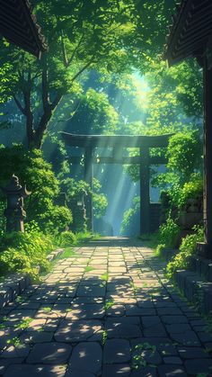 Solarpunk Wallpaper, Animated Scenery, Background Pics, Fotografi Urban, Dreamy Artwork, Cocoppa Wallpaper, Background Ideas, Japon Illustration, Anime Backgrounds Wallpapers