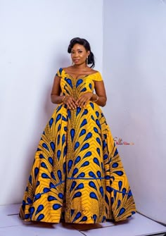 Ankara full dress African Prom Dresses Ankara, Chitenge Dresses, Ankara Prom Dress, African Maxi Dress Ankara, Party Dresses Uk, Ankara Maxi Dress, African Party Dresses, Long African Dresses, African Prom Dresses