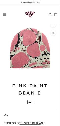 Streetwear Beanie, Pink Paint, Girl Fits