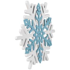 a snowflake is shown on a white background