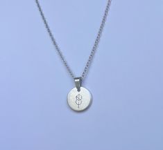 ๋࣭ ⭑Shifting Symbol Necklace๋࣭ ⭑ Pendant size: 0.5 inch aluminum  Choose a chain length of 18, 20, or 22 inches. Aluminum is tarnish resistant and hypoallergenic. Avoid contact with water, as this can damage the necklace overtime. Please be aware that these pendants are hand stamped so it it possible that they will have small imperfections.♡ Shifting Symbol Necklace, Shifting Symbol, Symbol Necklace, Symbolic Jewelry, Chain Lengths, Necklace Pendant, Chain Length, Hand Stamped, Necklace Etsy