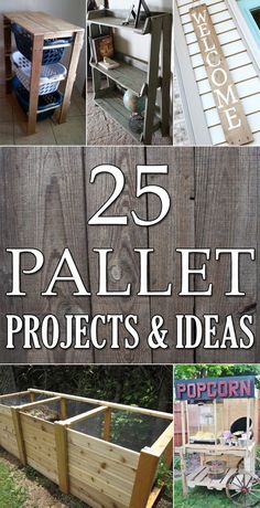 25 pallet projects and ideas to make it look like they have been made out of wood