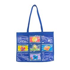 This Sesame Place 9 Photo Pocketed Tote Bag Is Great For Carrying All The Kiddos Essentials. You Can Put Any Photos In The Slots That You Wish. Nwot Bundle And Save Large Blue Beach Bag For Everyday Use, Blue Square Shopping Bag, Large Blue Shopping Bags, Large Blue Bag For Everyday Use, Large Blue Travel Bag, Large Blue Everyday Bag, Blue Square Satchel For Shopping, Large Blue Everyday Bags, Large Blue Shoulder Bag For Travel