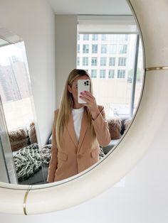 capsule wardrobe, petite blazers, petite workwear tops, earrings for office, studs for office, etsy earrings, crystal studs, how to style white tee, camel color jackets Petite Workwear, Tops Earrings, Earrings Crystal, Camel Color, Everyday Earrings, Three Stone