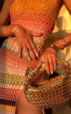 Jodie Bag, Golden Summer, Spring Break Outfit, Rich Girl Lifestyle, Colorful Bags, European Summer, Dress And Heels, Fashion Pictures, Too Late