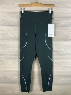 Lululemon Base Pace HR Reflective Tight 25" Size 8 Smoked Spruce SKSR 53185 121522C3 Condition is New With Tags. Shipped with USPS. Will combine shipping on multiple purchases and refund any shipping overage. Free Mind, Orders Shipped, Active Wear Pants, Running Tights, Shipping Orders, Brands Outlet, Outfit Inspirations, Active Wear, Tights