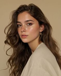 Sun Kissed Wedding Makeup, Cool Brown Makeup, Natural Make Up Weddings, Senior Pics Makeup, Natural Work Makeup, Senior Photos Makeup, Face Photo Reference, Soft Make Up Look Natural, Soft Look Makeup