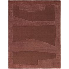 a brown rug with different shapes on it