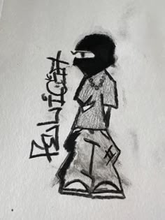 Skater Guy Drawing, Skater Sketch Drawings, Skater Art Style, Skater Boy Drawing, Graffiti Drawing Ideas Street Art, Skater Doodles, Skater Sketch, Graffiti Doodles Easy, Skater Drawing