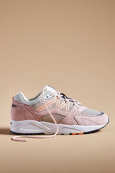 Fusion 2.0 Sneakers by Karhu in Orange, Women's, Size: Us 7.5/eu 39.5, Leather/Rubber/Suede at Anthropologie Tie Styling, Tie Styles, Rubber Sole, Anthropologie, Luxury Fashion, Orange, Sneakers, Purple, Leather