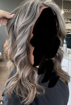 Long Dark Brown Hair With Silver Highlights, Platinum Hair With Lowlights Dark Brown, Blond Hair On Top Brown Underneath, Silvery Blonde Highlights, Blonde On Top And Brown Underneath, Silver Blending Highlights, Ash Blonde With Brown Lowlights, Brown Hair With Icy Blonde Highlights, Platinum Blonde Highlights On Dark Hair