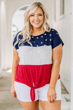 Happy Birthday America, Pie Tops, American Pie, Chic Woman, July 4th, Plus Size Clothing, Size Clothing, The Cutest