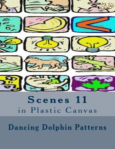 the cover of scenes 11 in plastic canvass dancing dolphin patterns, with an image of fish