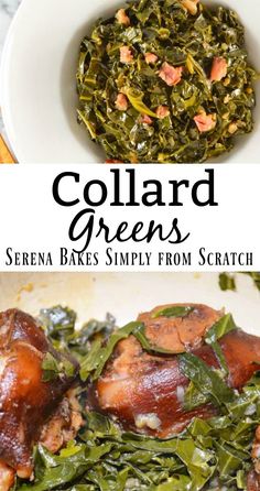 collard greens with serra beans and simply from scratch are the perfect side dish for any meal