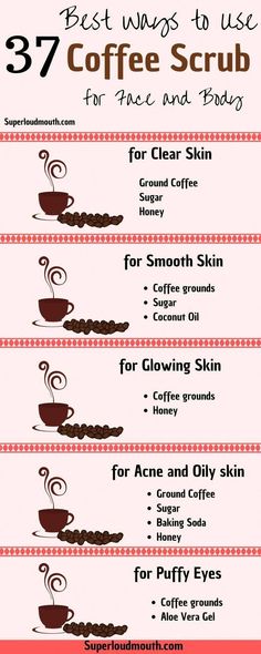 Coffee scrub has many benefits from exfoliating the impurities from the skin to keeping it soft, rejuvenated, young looking, and glowing. Do try these coffee scrubs Coffee Scrub For Face, Scrub For Face, Coffee Scrub Recipe, Coffee Scrub Diy, Coffee Scrubs, Baking Soda Shampoo, Diy Scrub, Scrub Recipe, Coffee Scrub