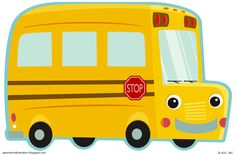 a yellow school bus with a stop sign on it's front window and eyes