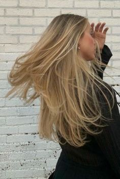 Gold Blonde Hair, Hairstyles For All Hair Types, Blonde Highlights On Dark Hair, Penelope Douglas, Golden Blonde Hair, Dark Roots Blonde Hair