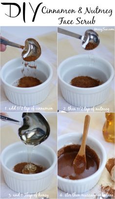 Facial Ideas, Diy Cinnamon, Missy Sue, Diy Eye Cream, Face Scrubs, Diy Face Scrub, Scrub Diy, Homemade Moisturizer, Face Skincare