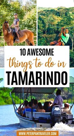 there are many things to do in tamarindo, including riding horses and horseback