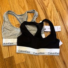 Never Worn Very Stretchy. Calvin Klein Fitted Top For Loungewear, Calvin Klein Sporty Fitted Top, Calvin Klein Bras, Calvin Klein Sports Bra, Cotton Sports Bra, Calvin Klein Bralette, Calvin Klein Bra, Red Bralette, Padded Bralette