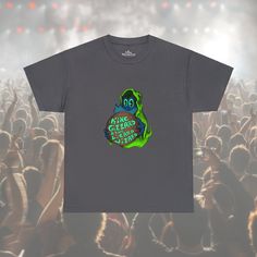 Introducing the King Gizzard and the Wizard Lizard band t-shirt, a must-have for any fan of the band! Made from 100% cotton, this t-shirt is soft, comfortable, and perfect for everyday wear. The fiber content may vary depending on the color of the shirt. This King Gizzard and the Wizard Lizard shirt is a great way to show off your love for the band. The design is bold and eye-catching, with vibrant colors that will make you stand out in any crowd. This t-shirt is designed with a classic fit that Band Merch Cotton T-shirt With Band Logo, Cotton Band Merch T-shirt With Logo, Band Logo Cotton T-shirt, Cotton Band Logo T-shirt Merch, Cotton Band Merch T-shirt For Fans, Band Logo Cotton T-shirt For Fans, Cotton T-shirt For Band Merchandise, Cotton T-shirt For Music Festivals Streetwear, Cotton T-shirt For Streetwear At Music Festivals