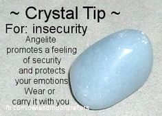 for Insecurity- Get this crystal here: https://www.etsy.com/shop/MagickalGoodies Crystal Tips, Crystal Seashells, Healing Rocks, Healing Stones And Crystals, Healing Tips