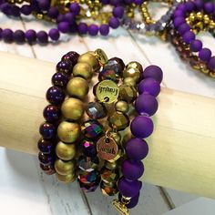 Luxury Artisan Beaded Bracelets For Festivals, Spiritual Hand-strung Stretch Bracelet For Festivals, Eclectic Hand-strung Beaded Bracelets For Festivals, Eclectic Festival Beaded Bracelets Hand-strung, Adjustable Bracelets For Game Day, Football Season, Jewelry Making Business, Diy Charm Bracelet