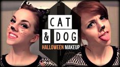 Zombie Bride Makeup, Fox Makeup Tutorial, White Rabbit Makeup, Black Cat Makeup, Cat Makeup Tutorial, Make Up Guide, Creepy Clown Makeup, Zombie Halloween Makeup